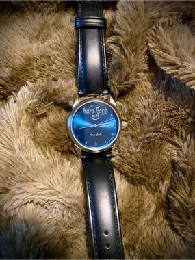 Blue Hard Rock Cafe Watch - Working